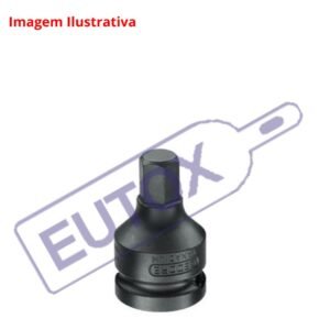 Soquete Allen Curto Impacto 1/2 - 16 Mm - Ink19 Gedore